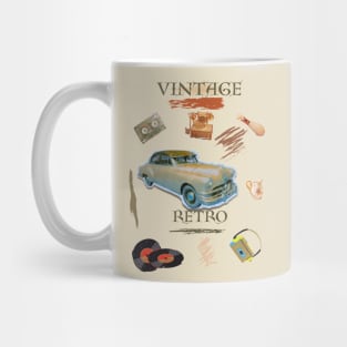 Vintage retro car desing Mug